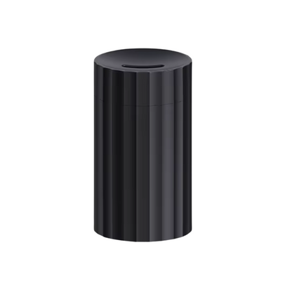 Matte Black USB aroma diffuser emitting LED mist for car or home aromatherapy by Illumaluxe