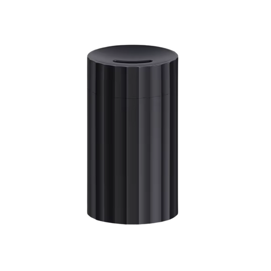 Matte Black USB aroma diffuser emitting LED mist for car or home aromatherapy by Illumaluxe